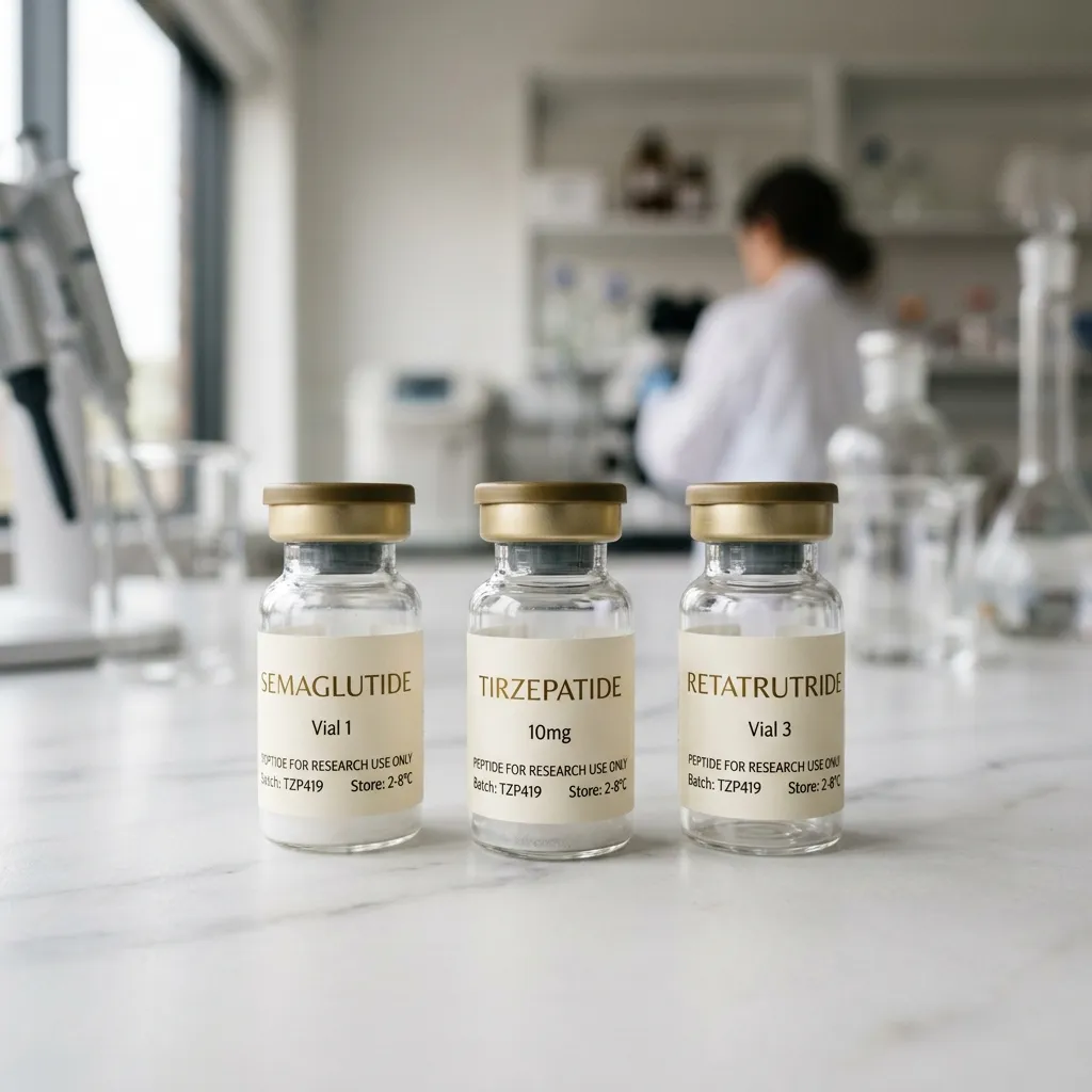 Semaglutide vs. Tirzepatide vs. Retatrutide: A Head-to-Head Research Comparison